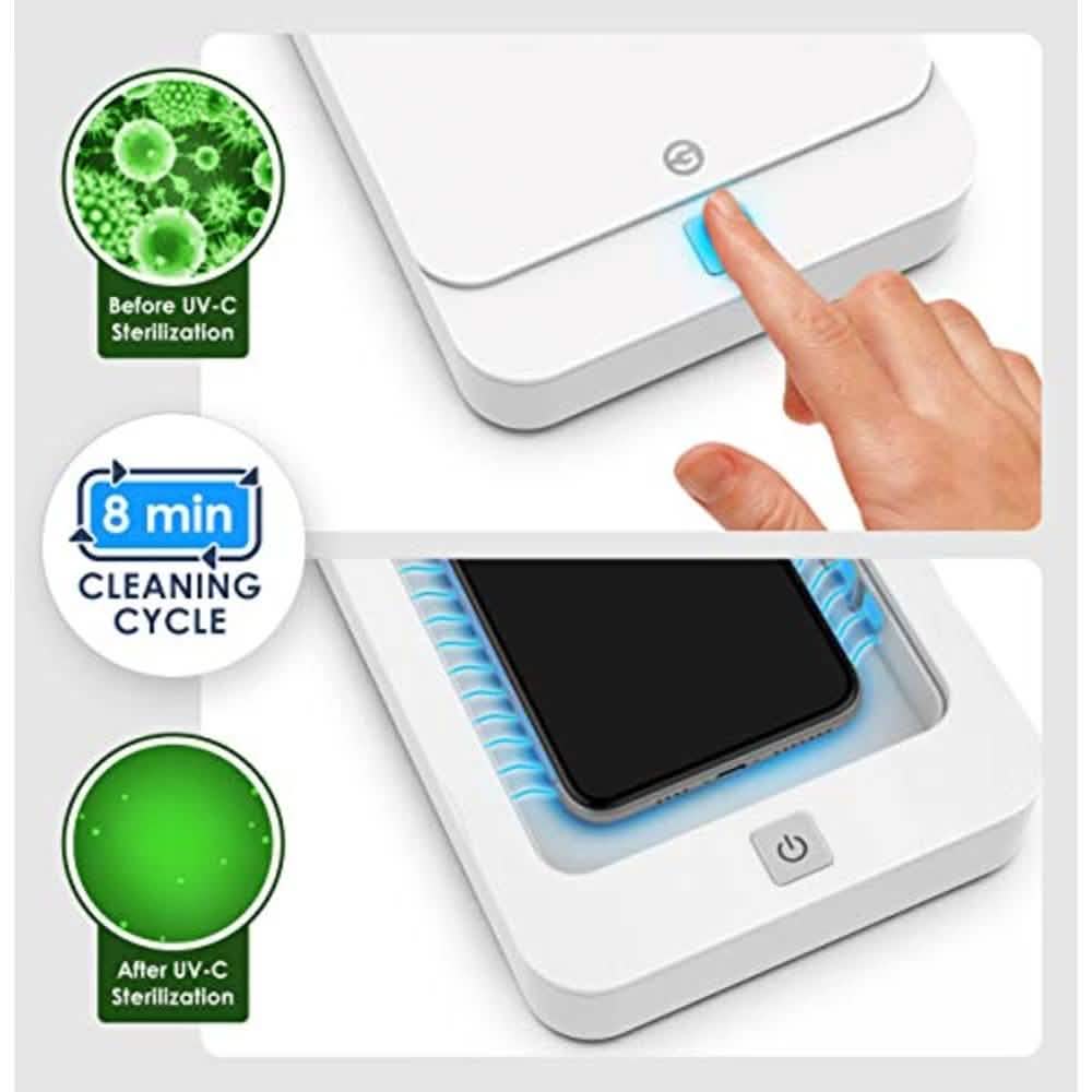 UV Phone Sanitizer Portable UV-C Light Sterilizer UV Sanitizer Box DailySale