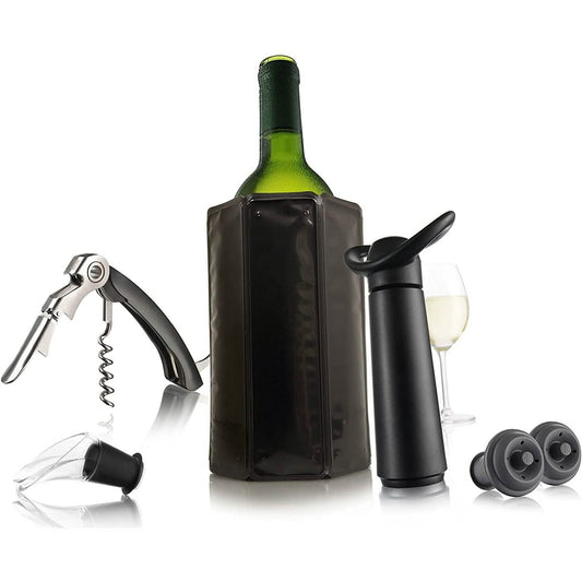 Vacu Vin Wine Saver Pump with 2 Vacuum Bottle Stoppers DailySale