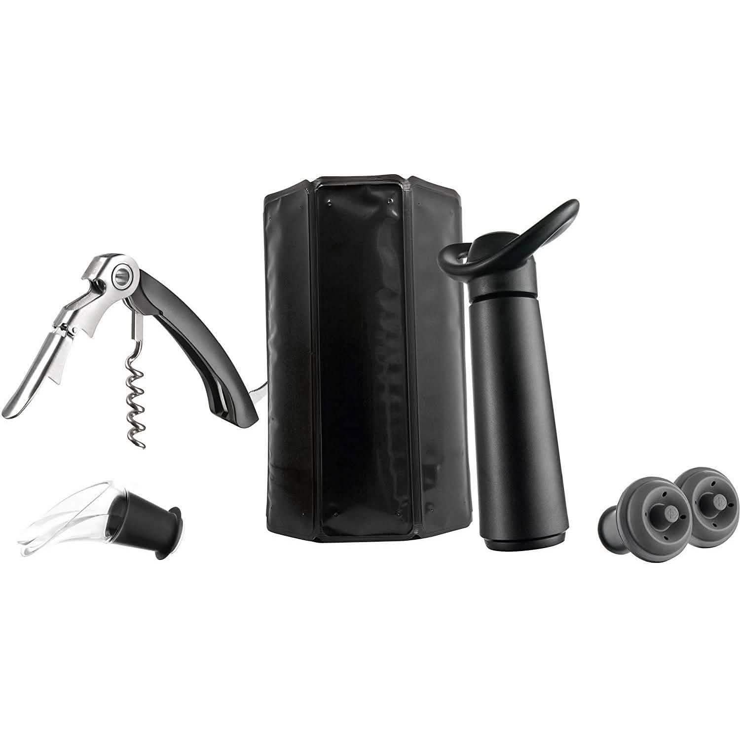 Vacu Vin Wine Saver Pump with 2 Vacuum Bottle Stoppers DailySale