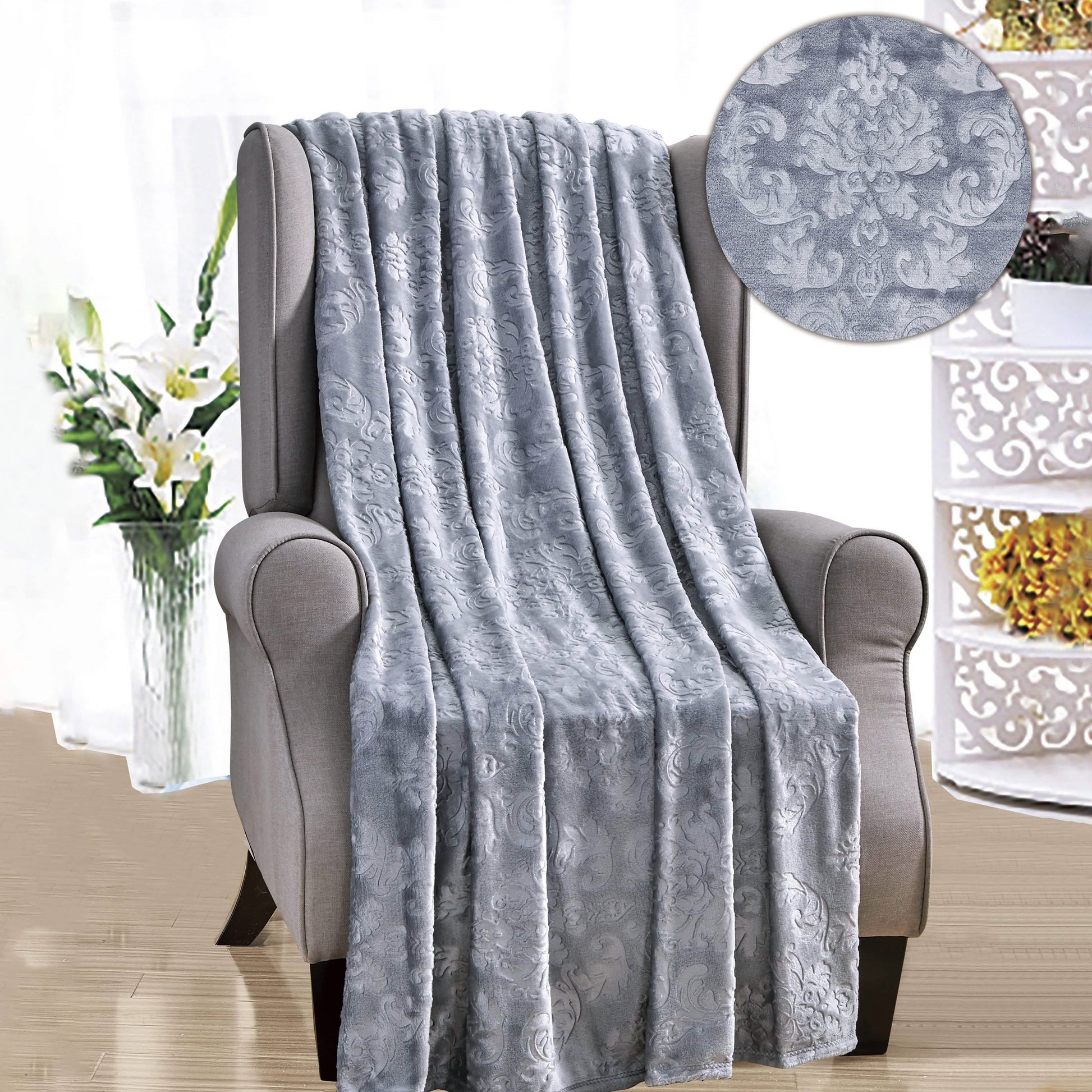 Versailles Throw Flannel Fleece Blanket DailySale