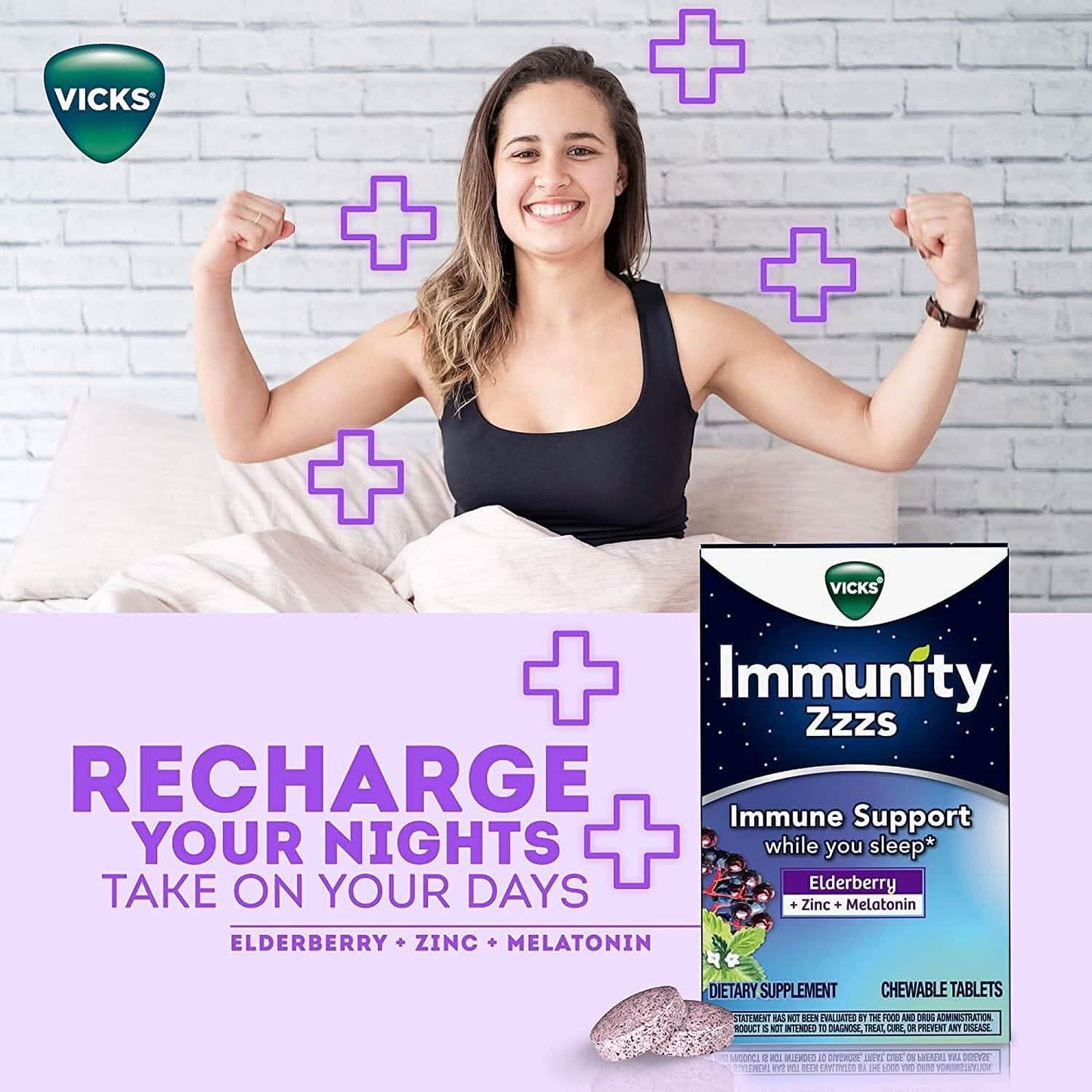 Vicks Immunity Zzzs Immune Support While You Sleep DailySale