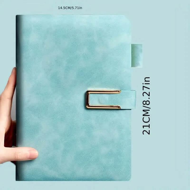 Vintage A5 Leatherbound Notebook with Personalized Soft Cover and Bookmark DailySale