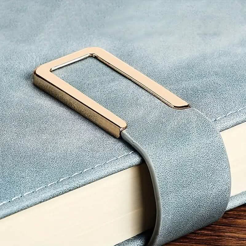 Vintage A5 Leatherbound Notebook with Personalized Soft Cover and Bookmark DailySale