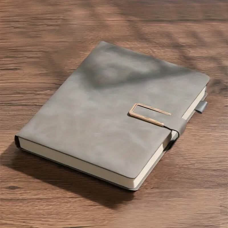 Vintage A5 Leatherbound Notebook with Personalized Soft Cover and Bookmark DailySale