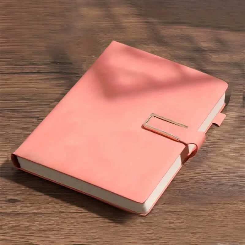 Vintage A5 Leatherbound Notebook with Personalized Soft Cover and Bookmark DailySale