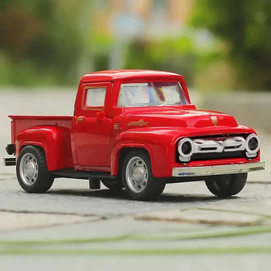Vintage Mini Diecast  Truck Christmas Metal Farmhouse Decorative Tabletop Storage DailySale