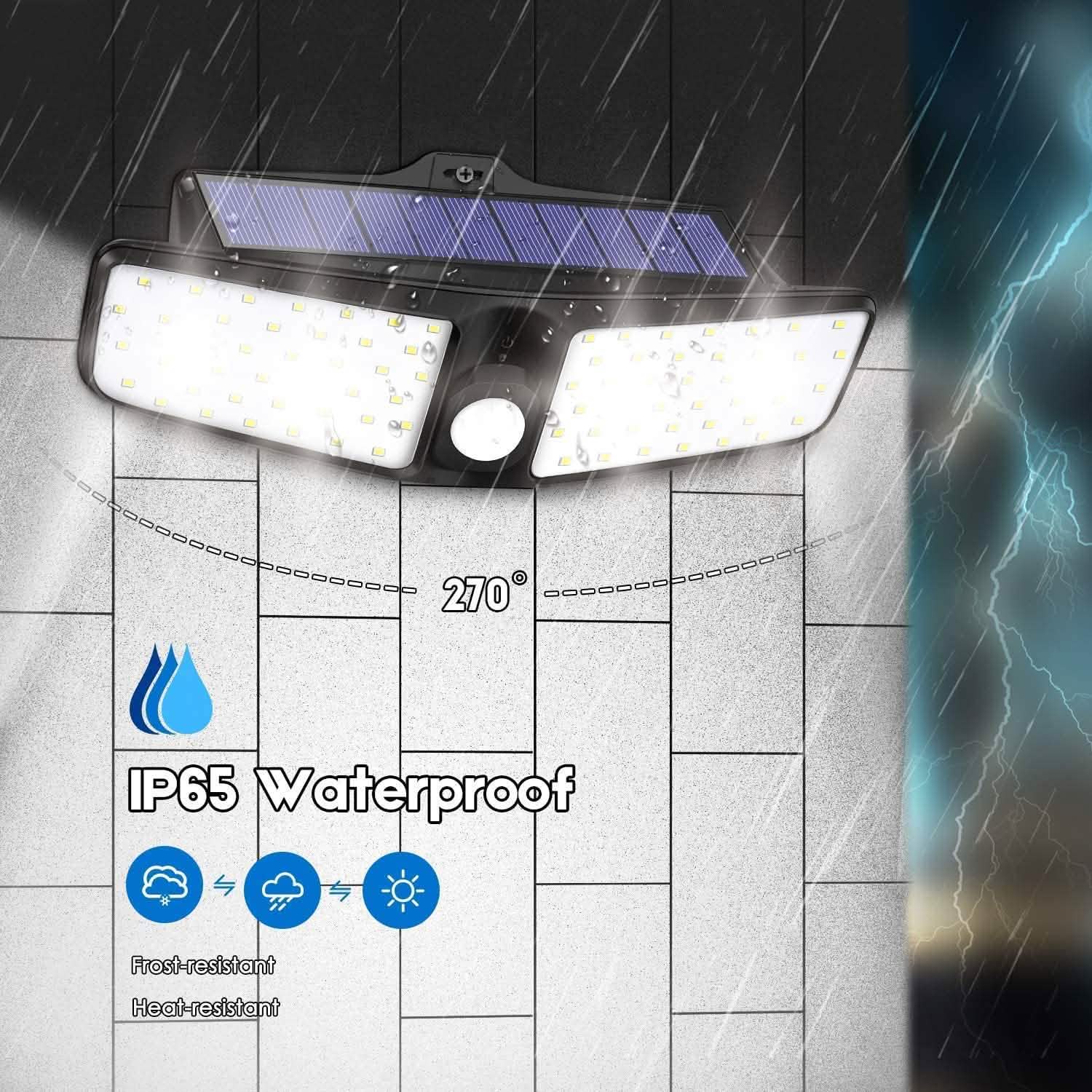 VOSONX Solar Powered Security Lights DailySale