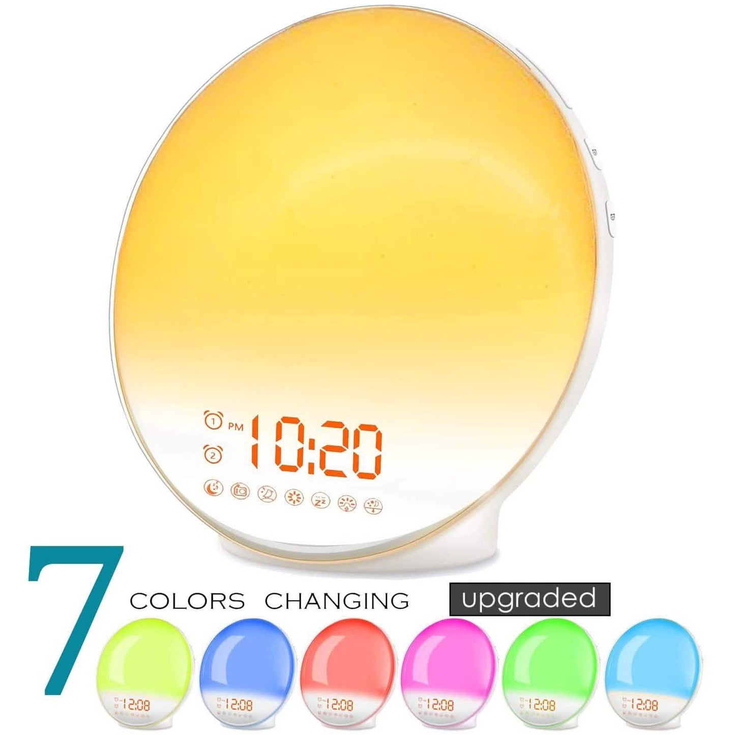 Wake Up Light Sunrise Alarm Clock DailySale