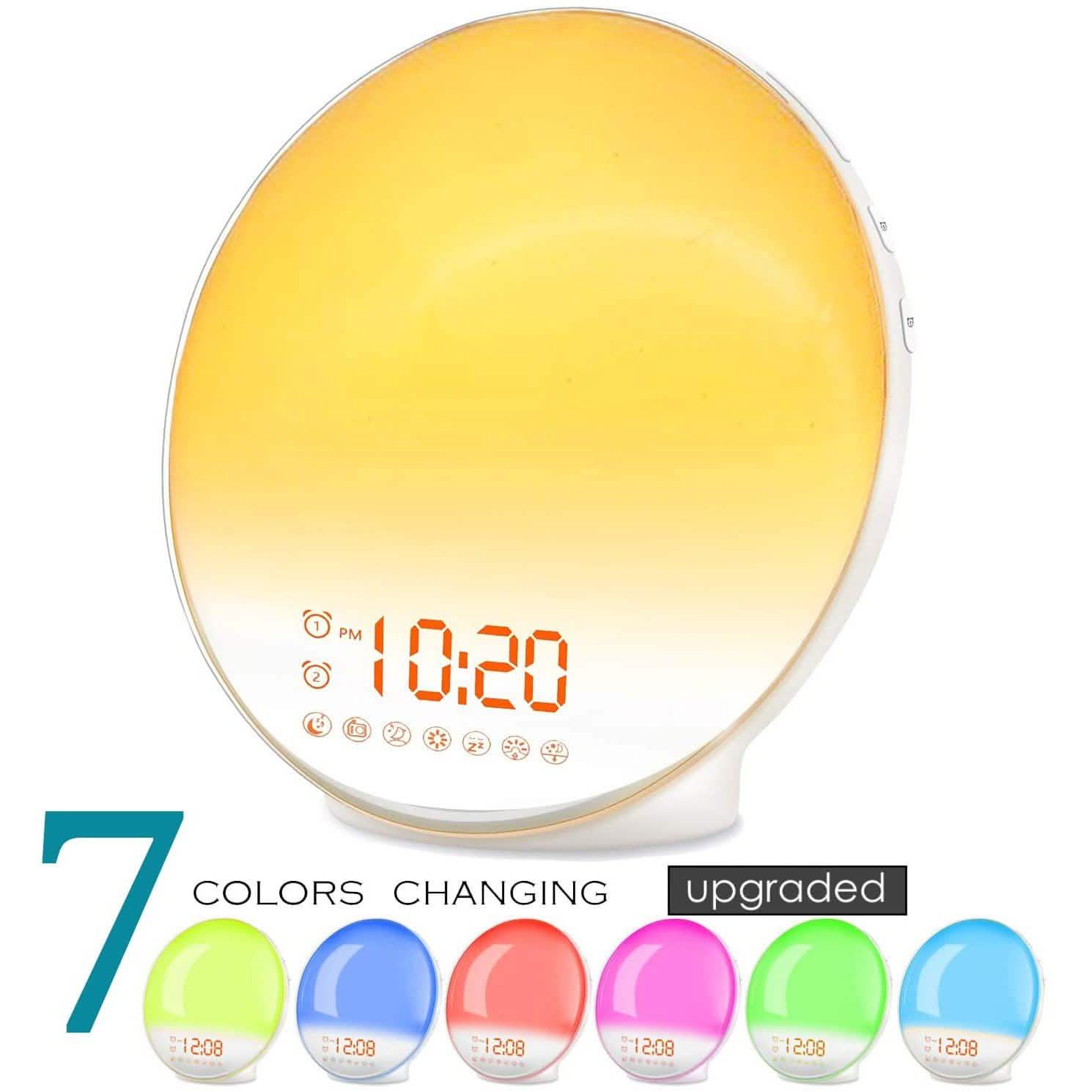 Wake Up Light Sunrise Alarm Clock DailySale