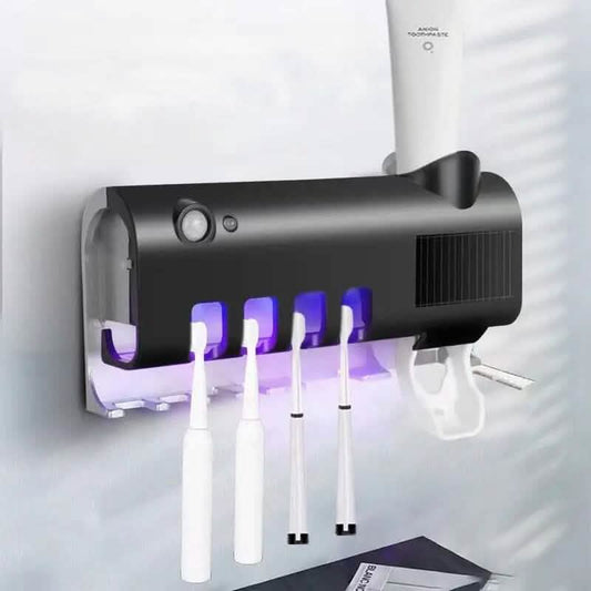 Wall Mounted 4 Slot Toothbrush UV Disinfection Device DailySale