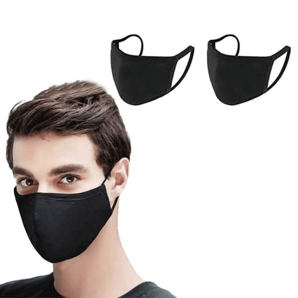 Washable & Resuable 2 Ply Cotton Fabric Face Mask With Elastic Earloop DailySale