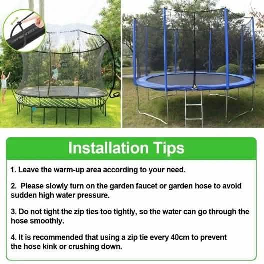 Water Sprinkler Pipe for Outdoor Water Park Trampoline DailySale