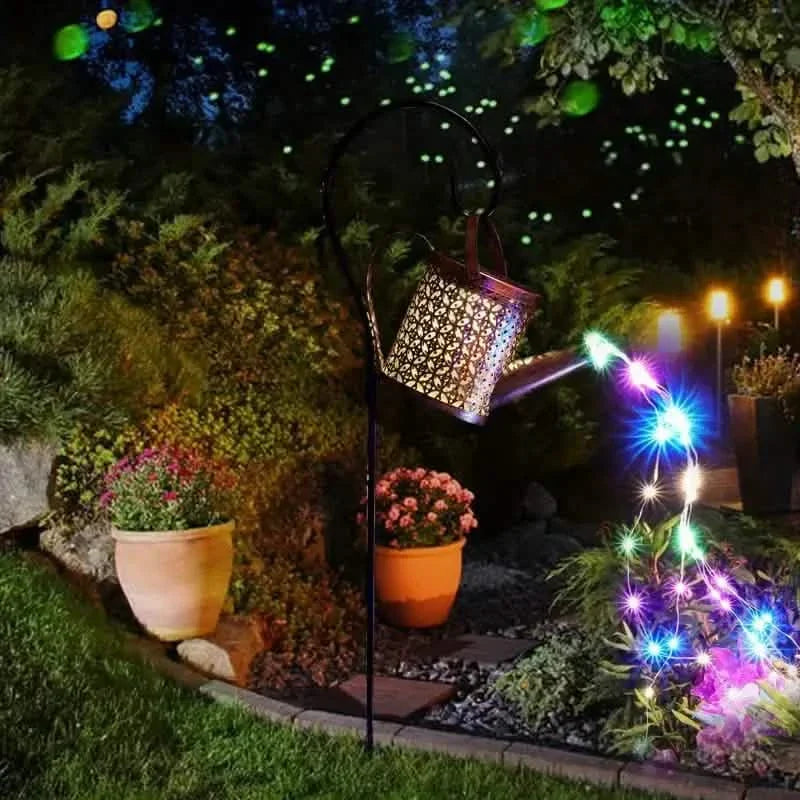 Watering Can Solar Garden Lights - Copper, Solar Powered DailySale