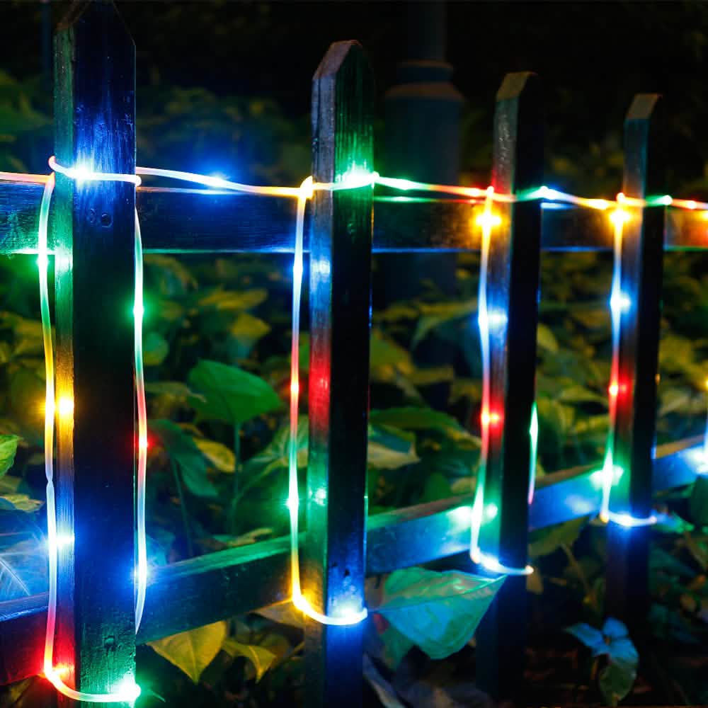 Waterproof 75.5 Ft. 200 LED Colorful Rope String Fairy Lights DailySale