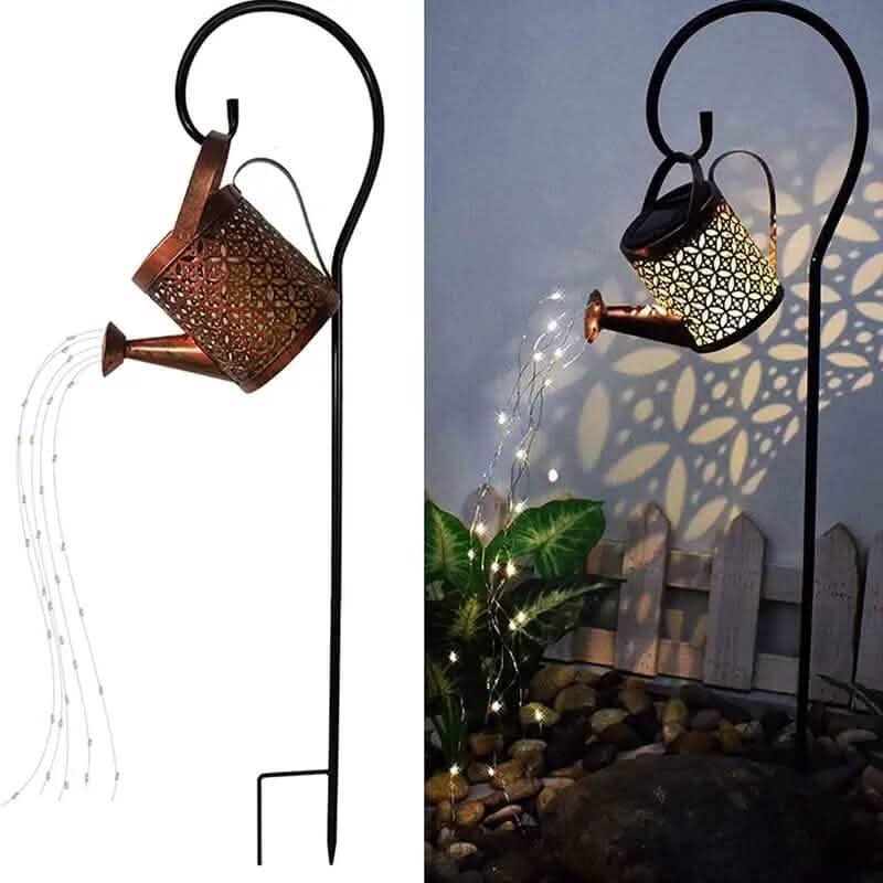 Waterproof Copper Solar Watering Can Light DailySale