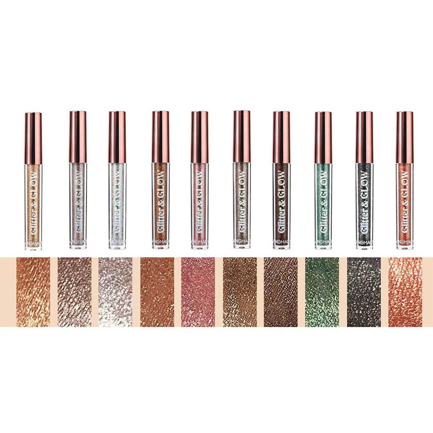 Waterproof Liquid Eyeshadow Set and Metallic Glitter DailySale