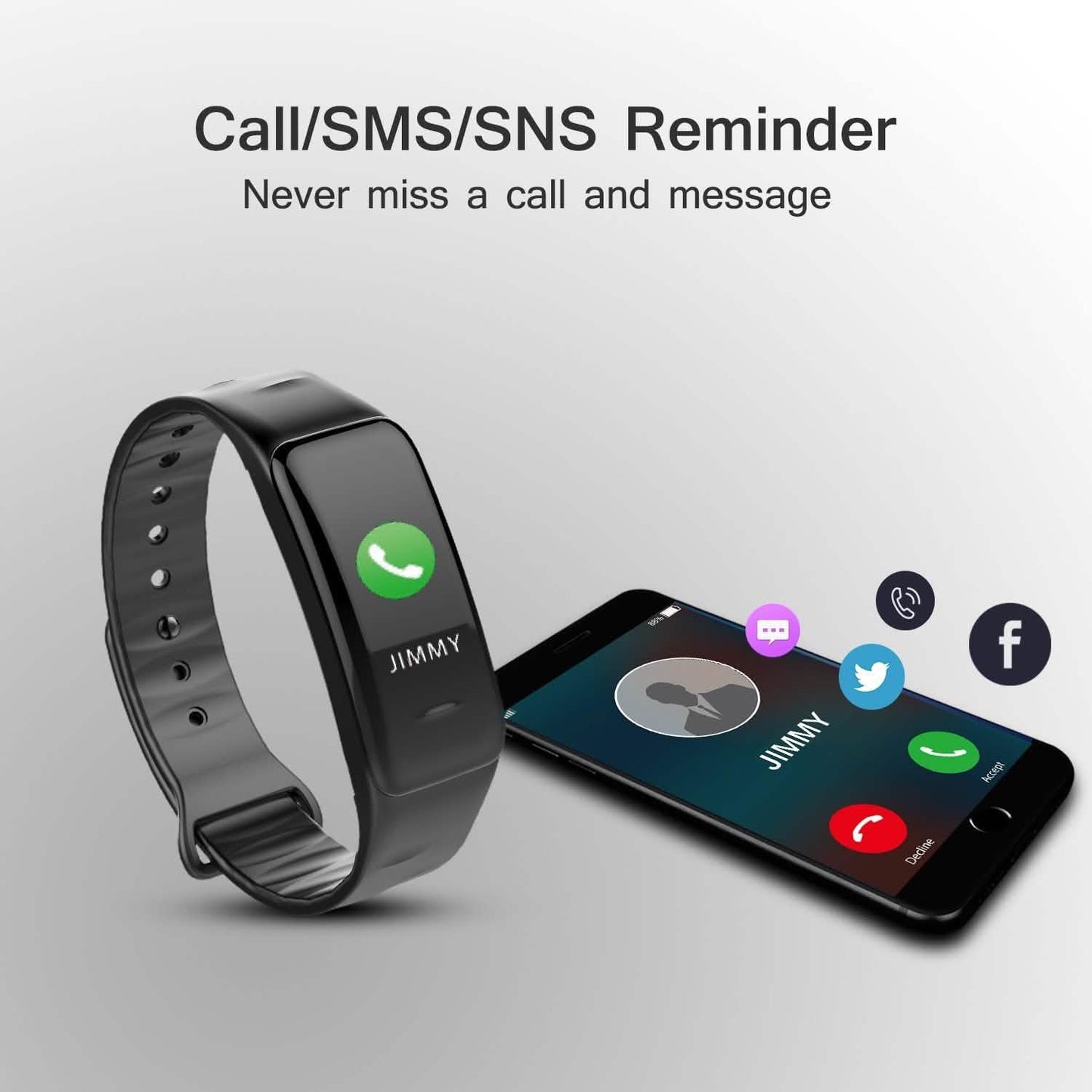 Waterproof Purple Smart Wristband Bracelet Fitness Tracker Health Monitor Heart Rate DailySale