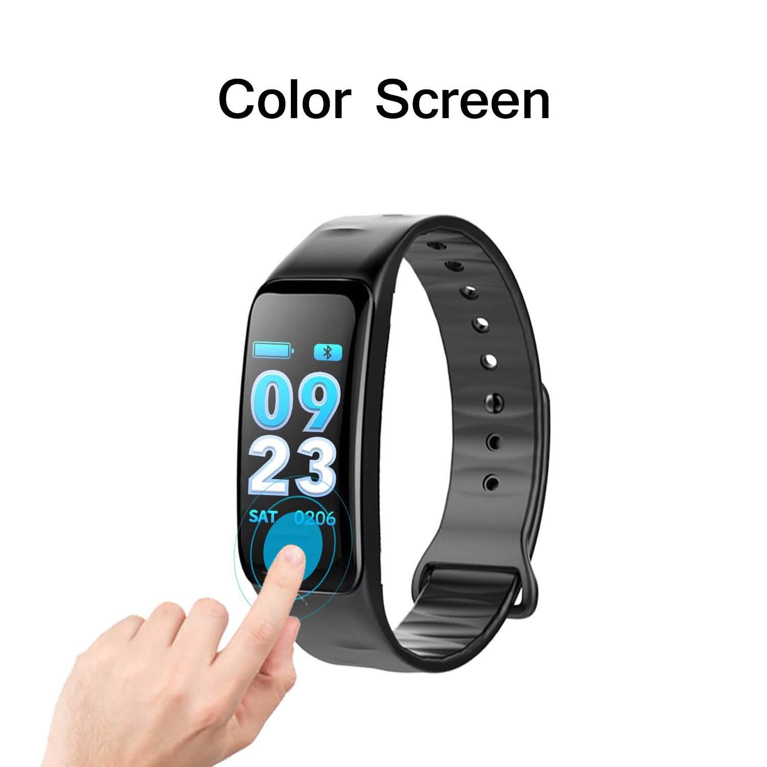 Waterproof Purple Smart Wristband Bracelet Fitness Tracker Health Monitor Heart Rate DailySale