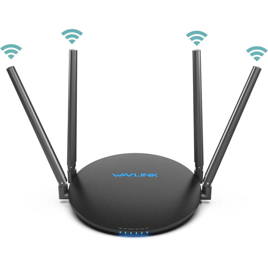 WAVLINK Wireless Router Dual Band 5GHz+2.4GHz WiFi 5 Router with 100Mbps WAN/LAN  (Refurbished) DailySale