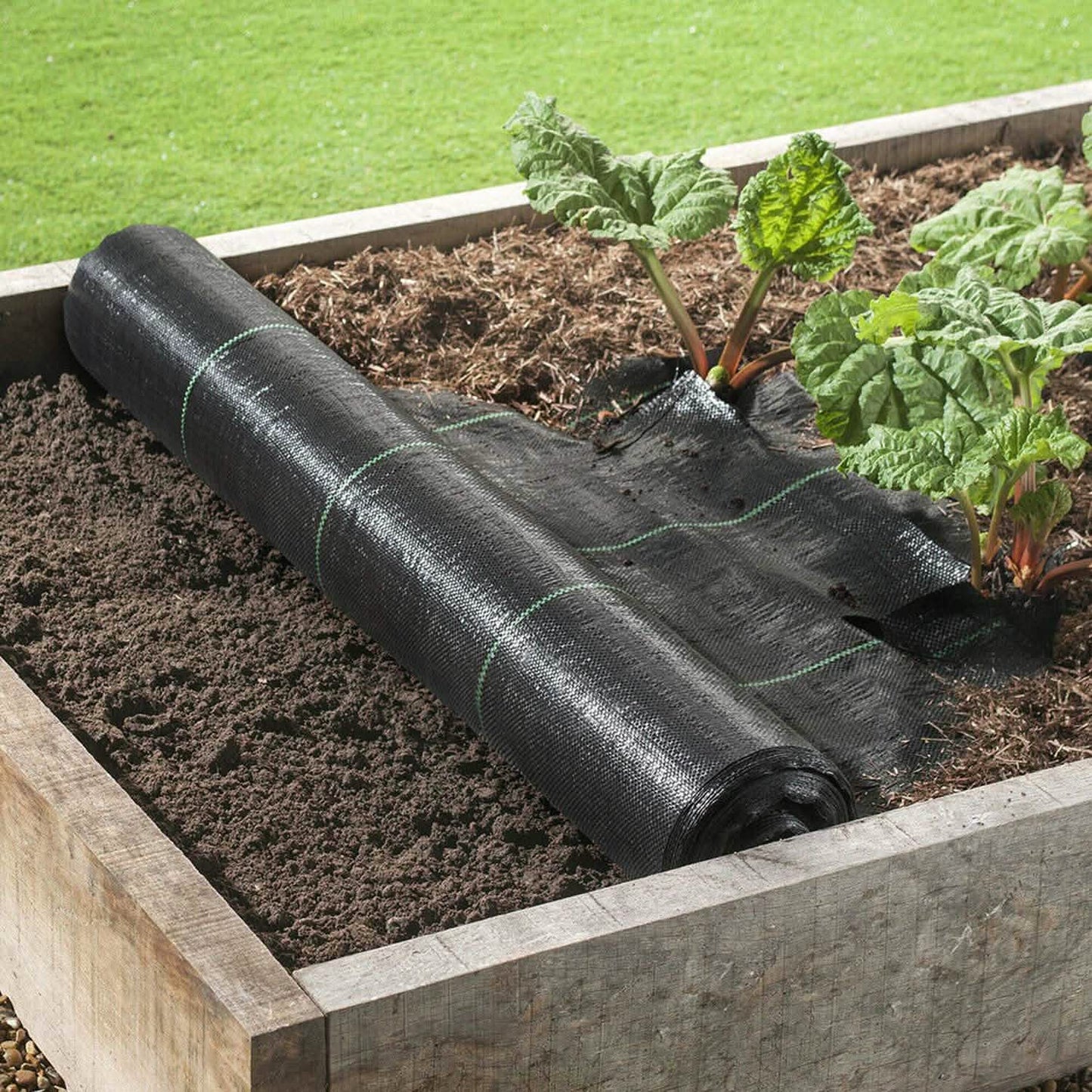 Weed Barrier Landscape Gardening Mat Fabric Woven DailySale