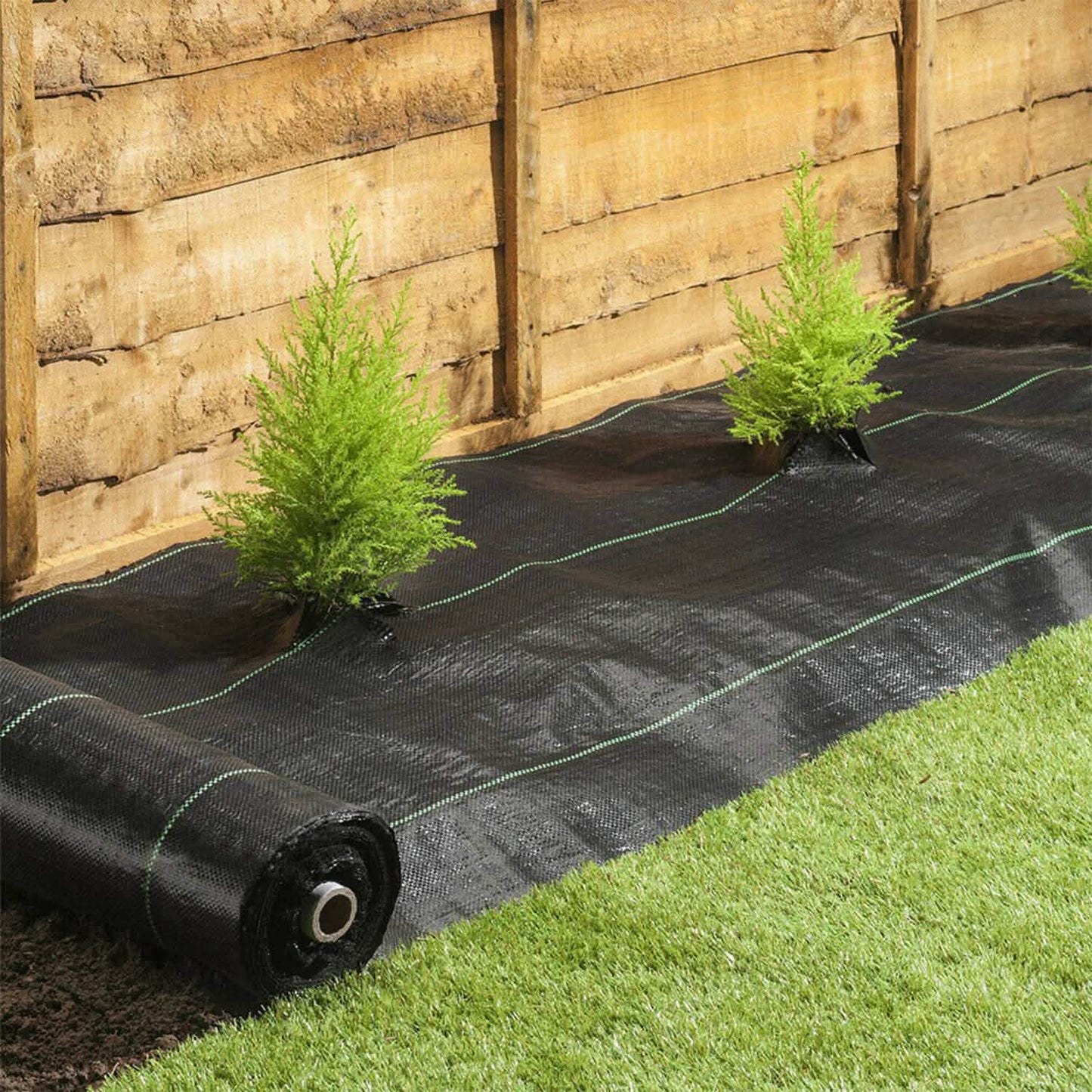 Weed Barrier Landscape Gardening Mat Fabric Woven DailySale
