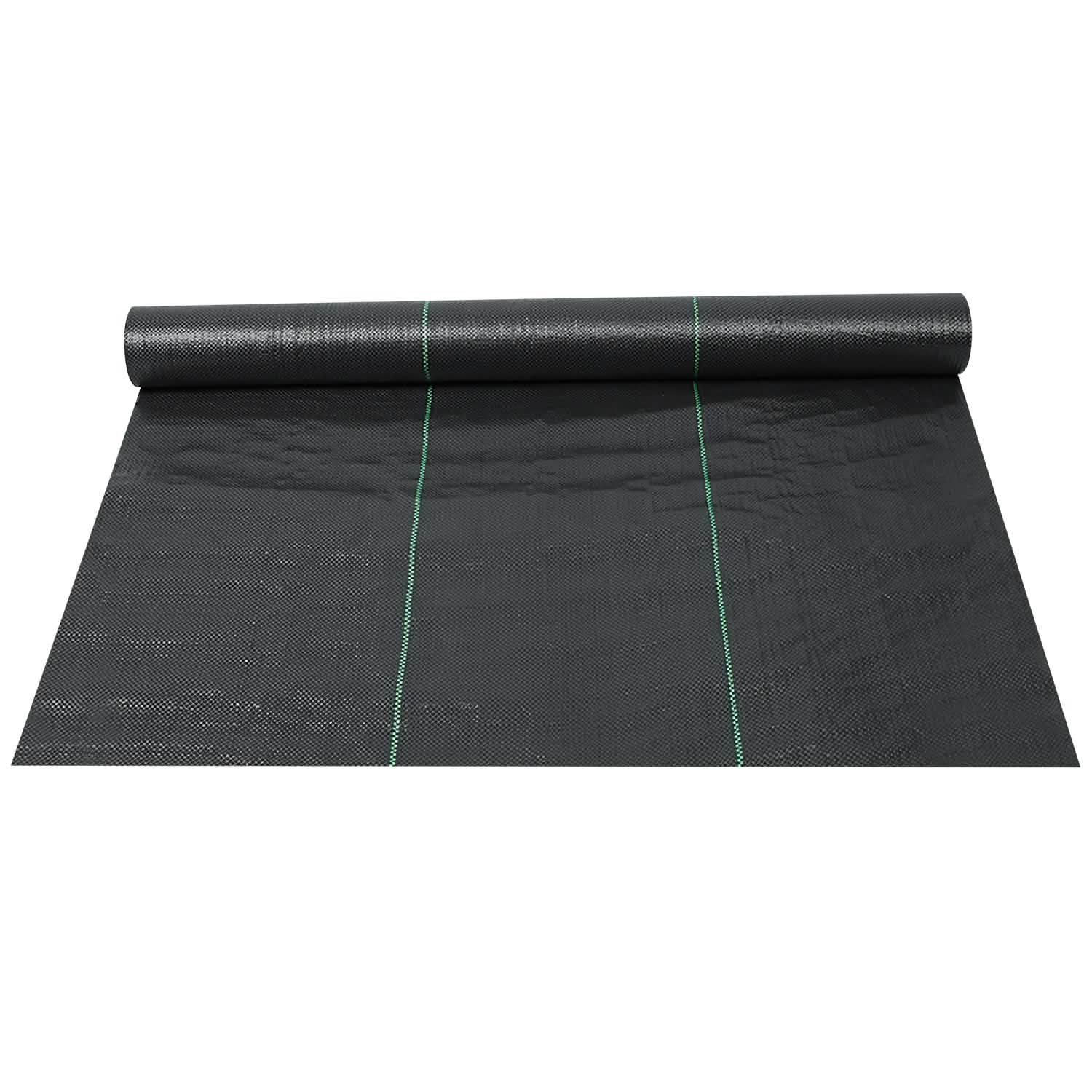 Weed Barrier Landscape Gardening Mat Fabric Woven DailySale