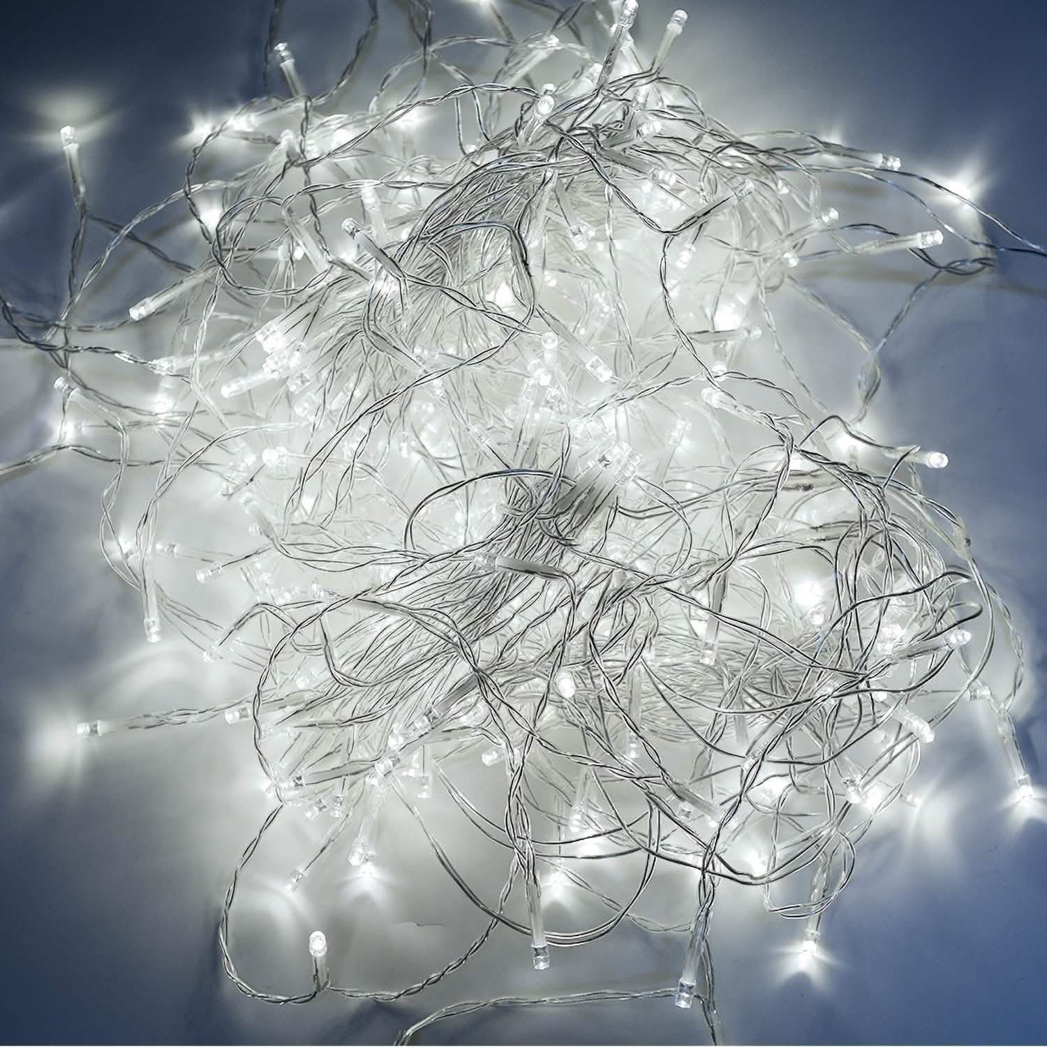 White 100 Led Rope Curtain Fairy Lights Outdoor DailySale