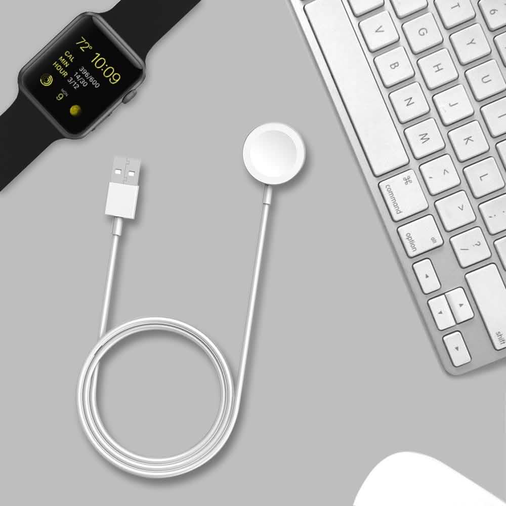 White Magnetic Apple Watch Charger DailySale