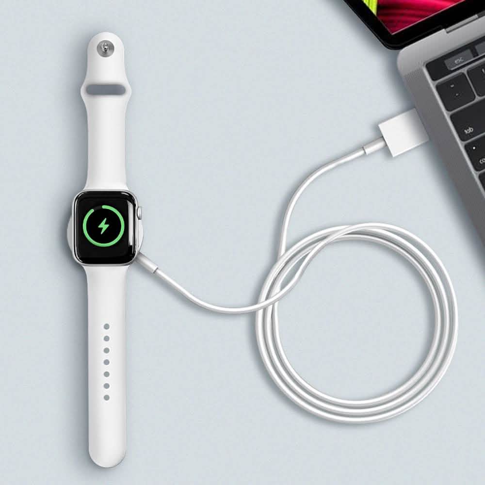 White Magnetic Apple Watch Charger DailySale