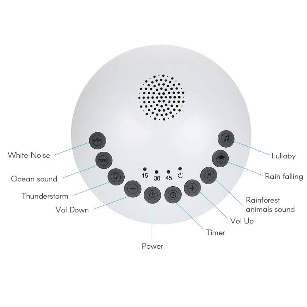 White Noise Sound Machine Soothing Sound Therapy Machine DailySale