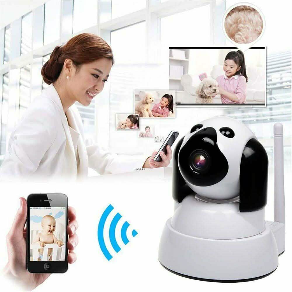 WiFi IP Camera 720P HD Wireless Camera with Motion Detection Two-Way Audio Night Vision DailySale