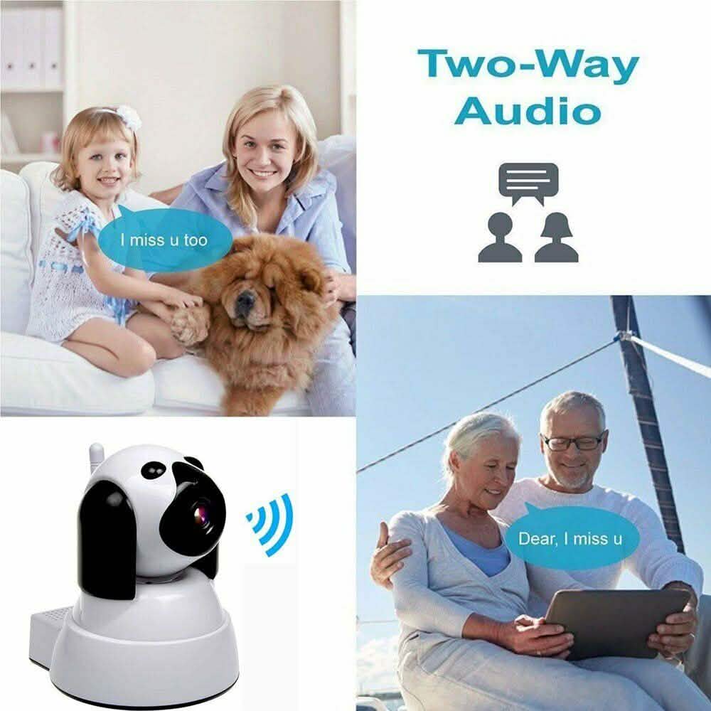 WiFi IP Camera 720P HD Wireless Camera with Motion Detection Two-Way Audio Night Vision DailySale