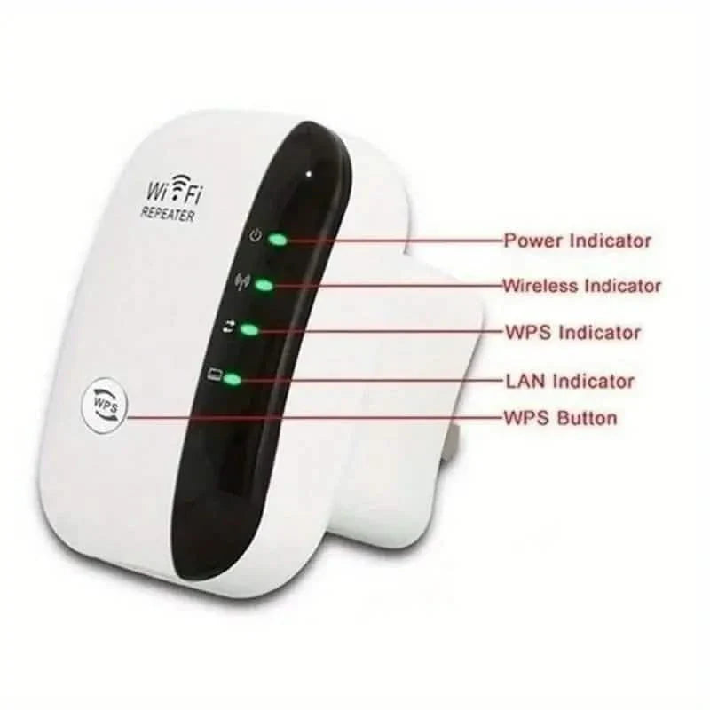 WiFi Long Range Amplifier Extender Signal Booster Wireless Internet Repeater with Ethernet Port DailySale