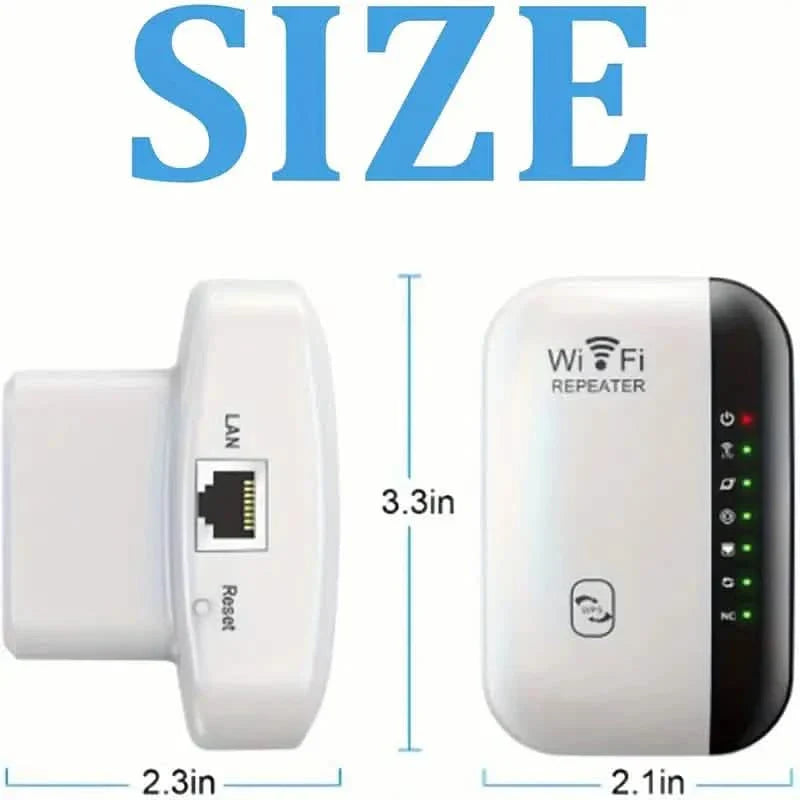 WiFi Repeater Plus Boosts WiFi Signal, Extends Internet Coverage, Cell Phone Signal Amplifier for Home DailySale