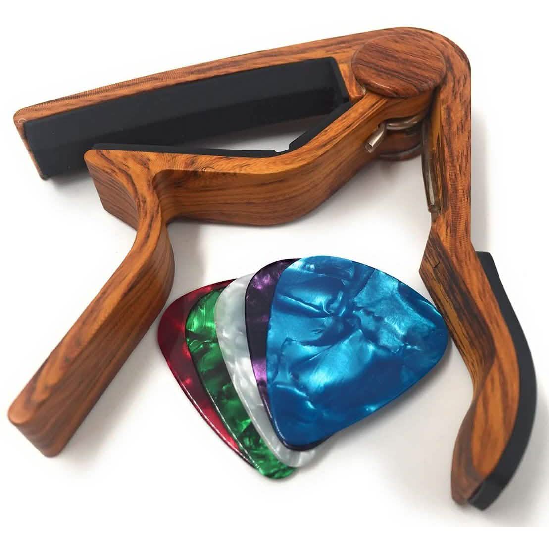 WINGO Quick-Change Capo for 6 String Steel Acoustic and Electric Guitars DailySale