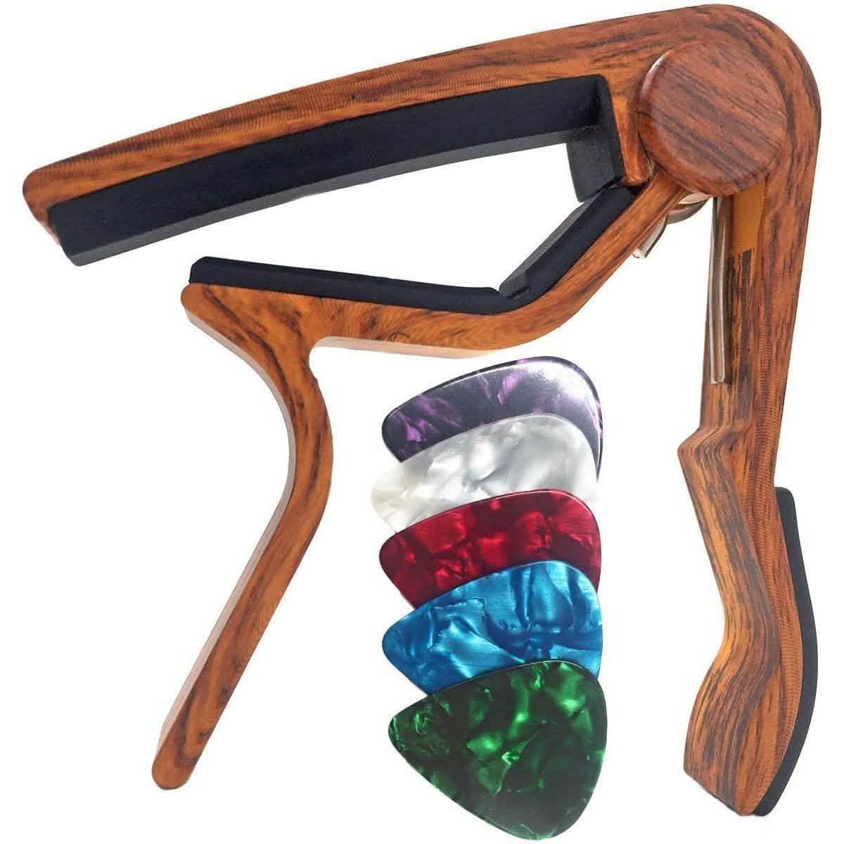 WINGO Quick-Change Capo for 6 String Steel Acoustic and Electric Guitars DailySale