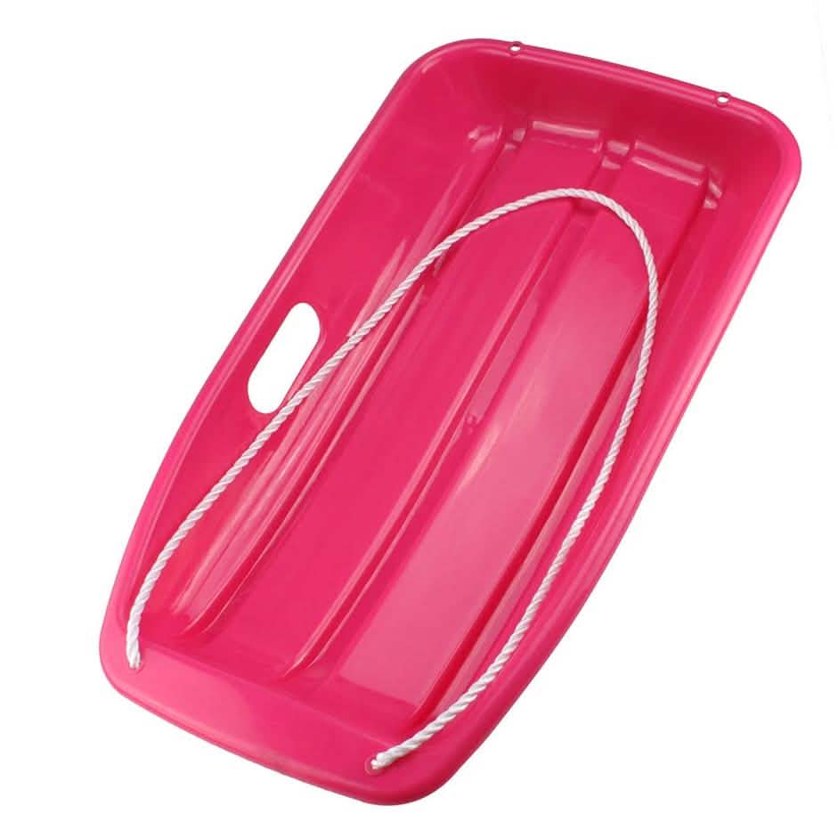 Winter Durable Plastic Snow Sled In Boat Shape For Child And Adult DailySale
