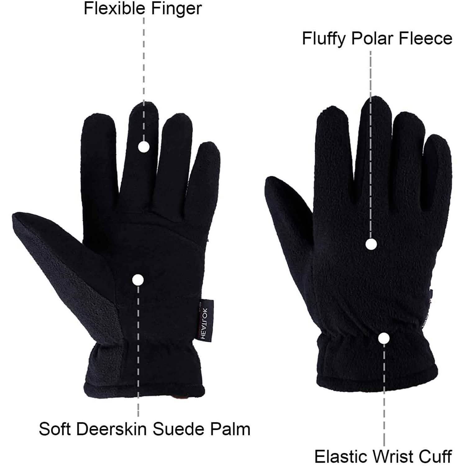 Winter Gloves Deerskin Suede Leather Palm -20¬∞F Cold Proof Work Glove DailySale