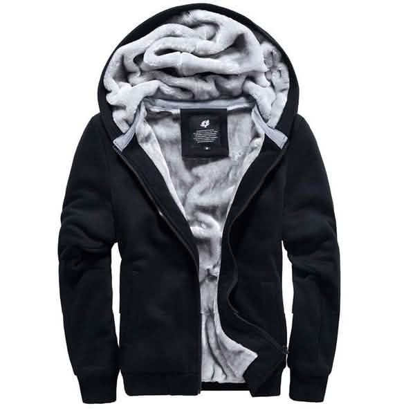 Winter Men's Hooded Long Sleeve Zipper Jacket DailySale