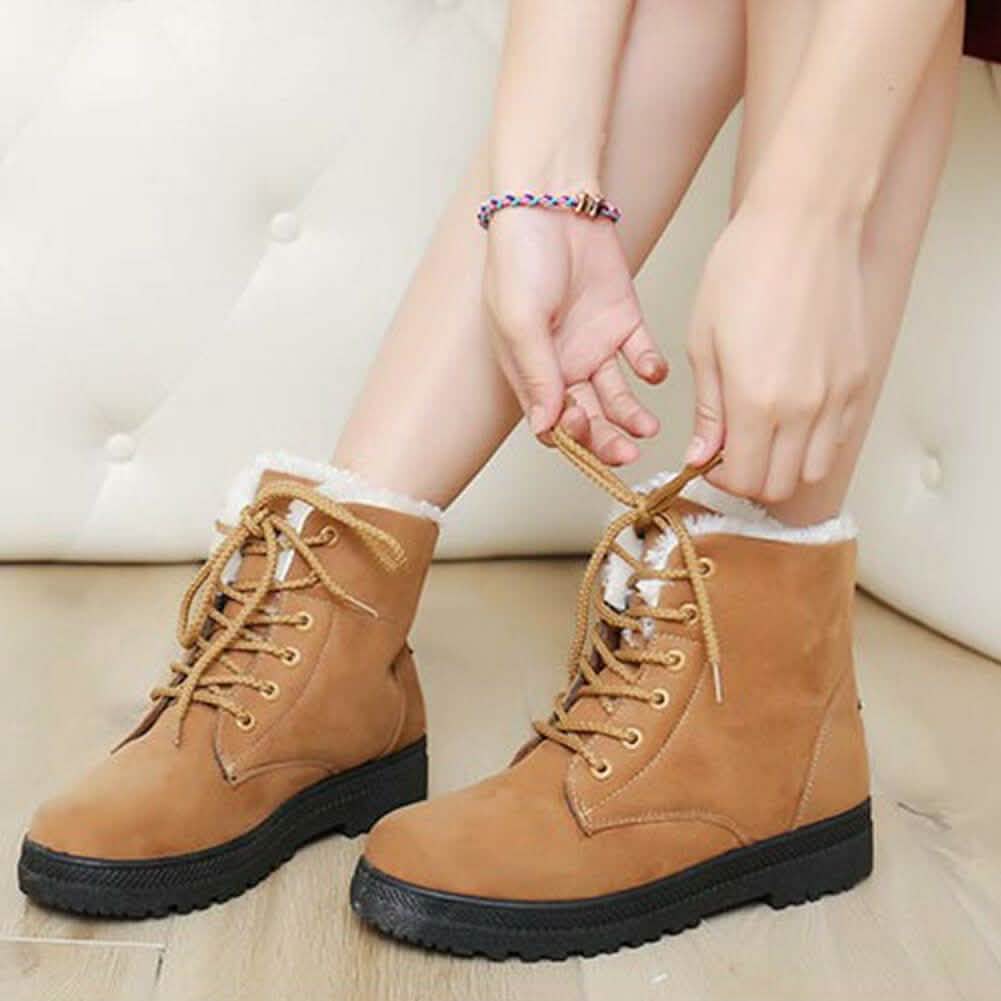 Winter Outdoor Flat Short Boots DailySale