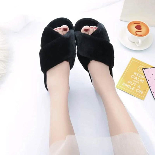 Winter Women Cozy Home Furry Slippers DailySale