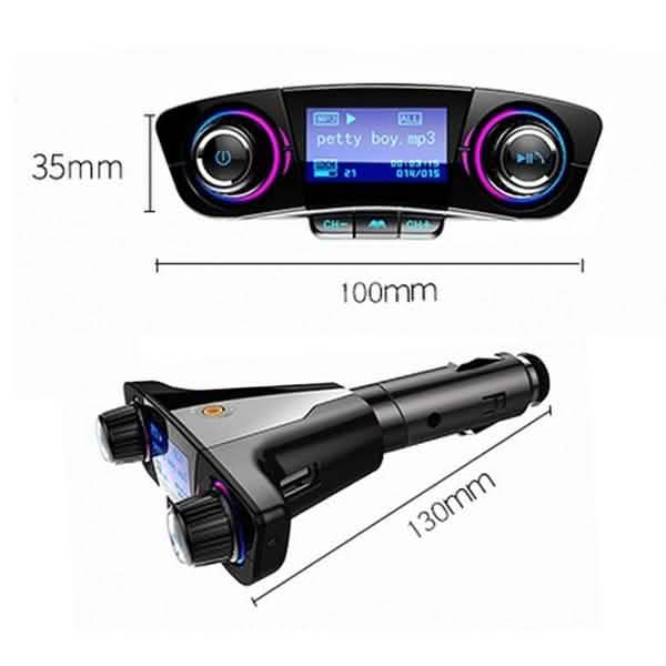Wireless Bluetooth Handsfree Calling Car Charger FM Transmitter DailySale