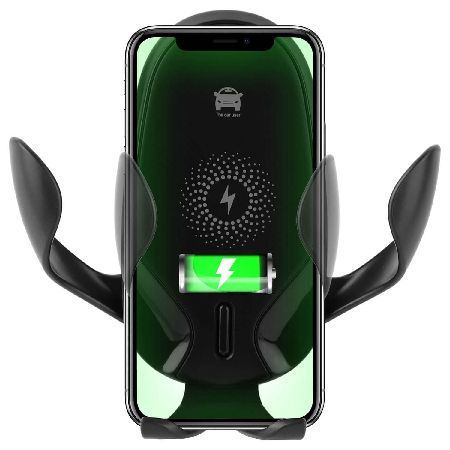Wireless Car Charger 15W Qi Fast Charging Car Mount DailySale
