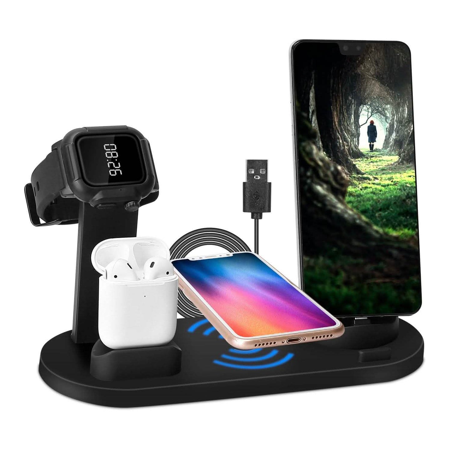 Wireless Charger Dock 4-in-1 10W DailySale