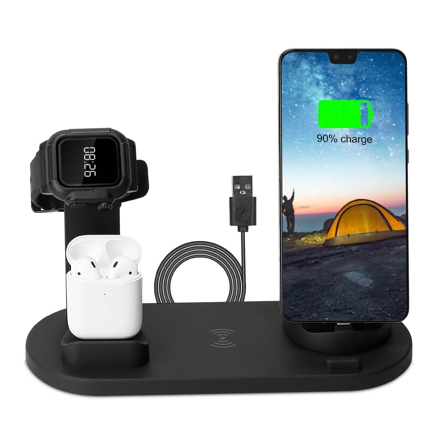 Wireless Charger Dock 4-in-1 10W DailySale