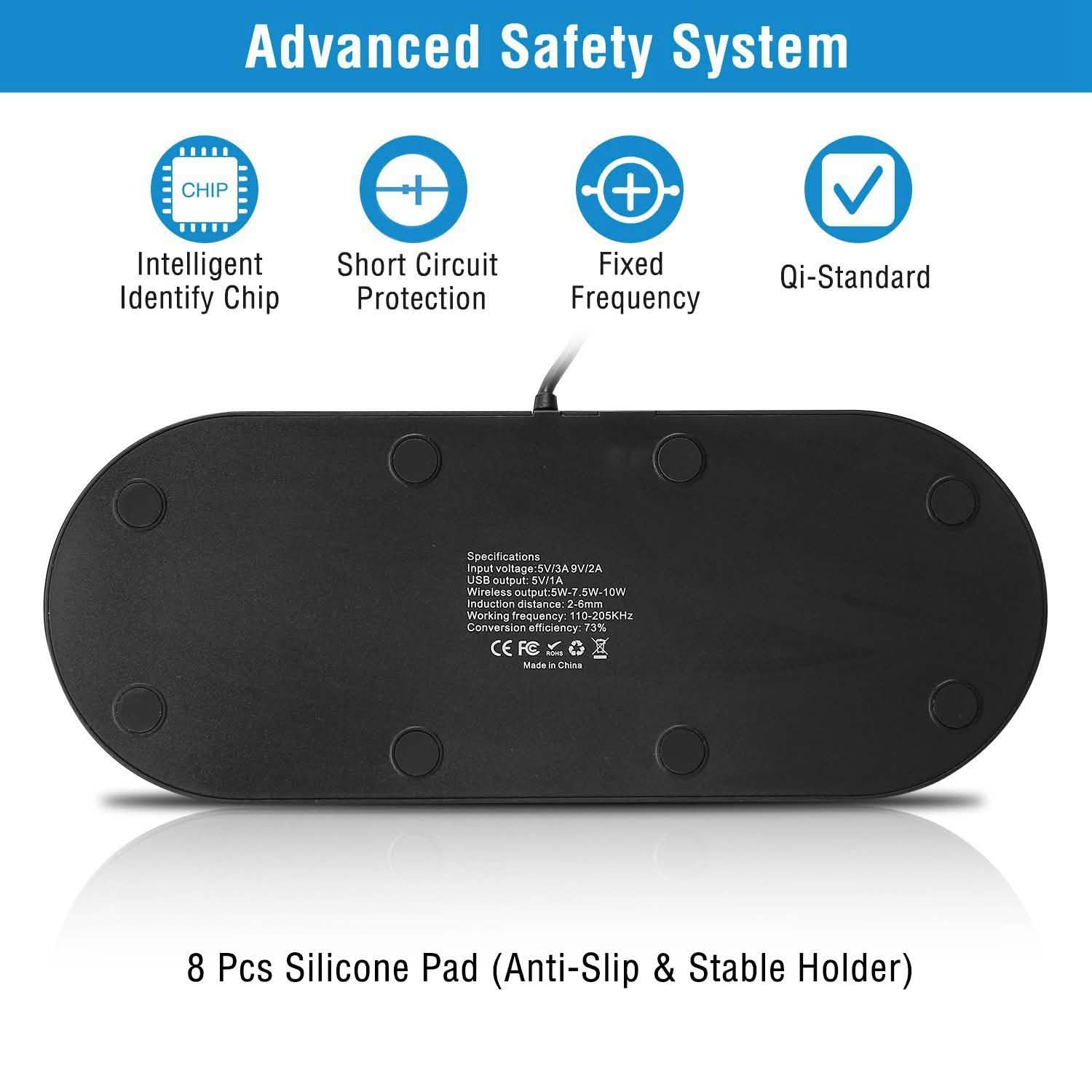 Wireless Charger Dock 4-in-1 10W DailySale