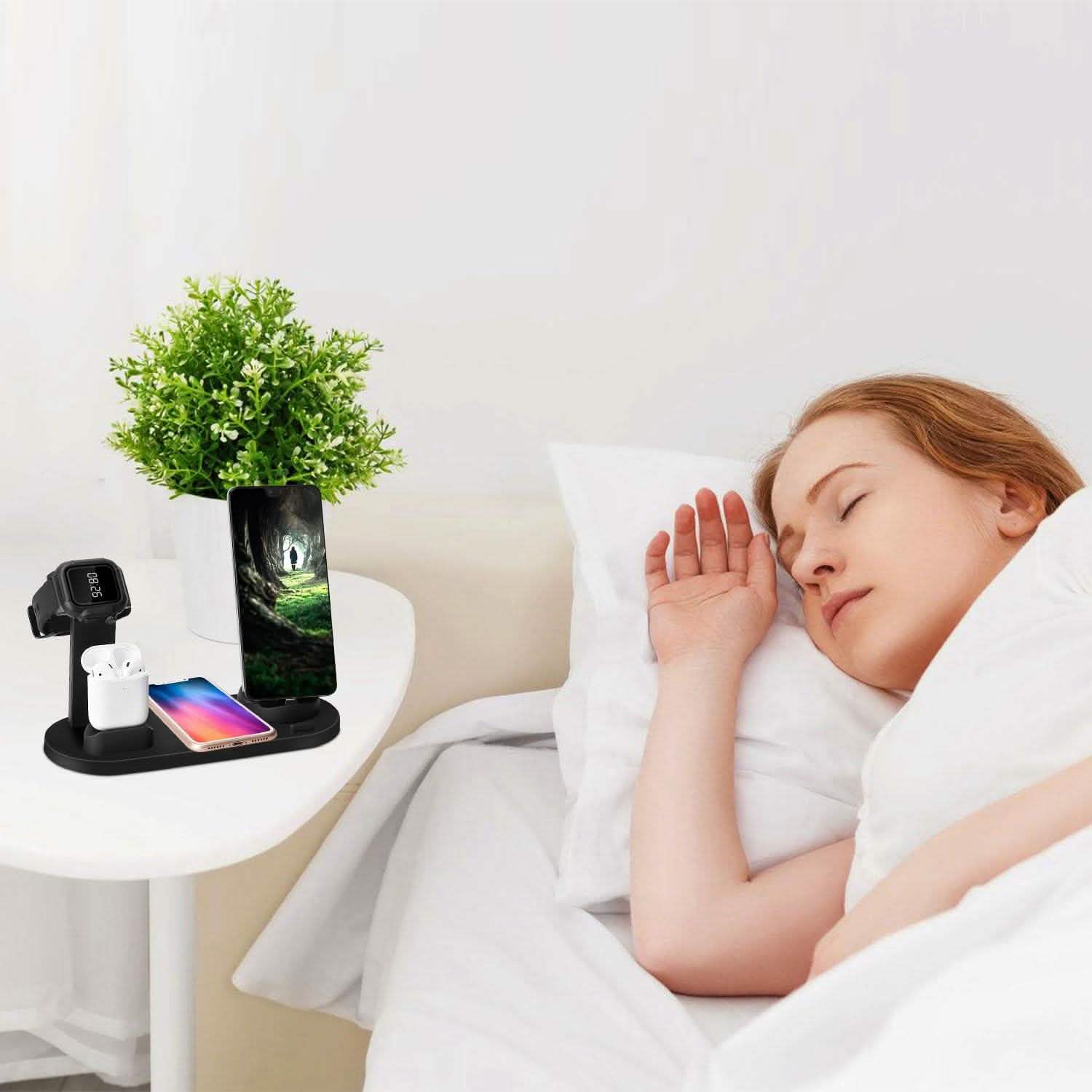 Wireless Charger Dock 4-in-1 10W DailySale