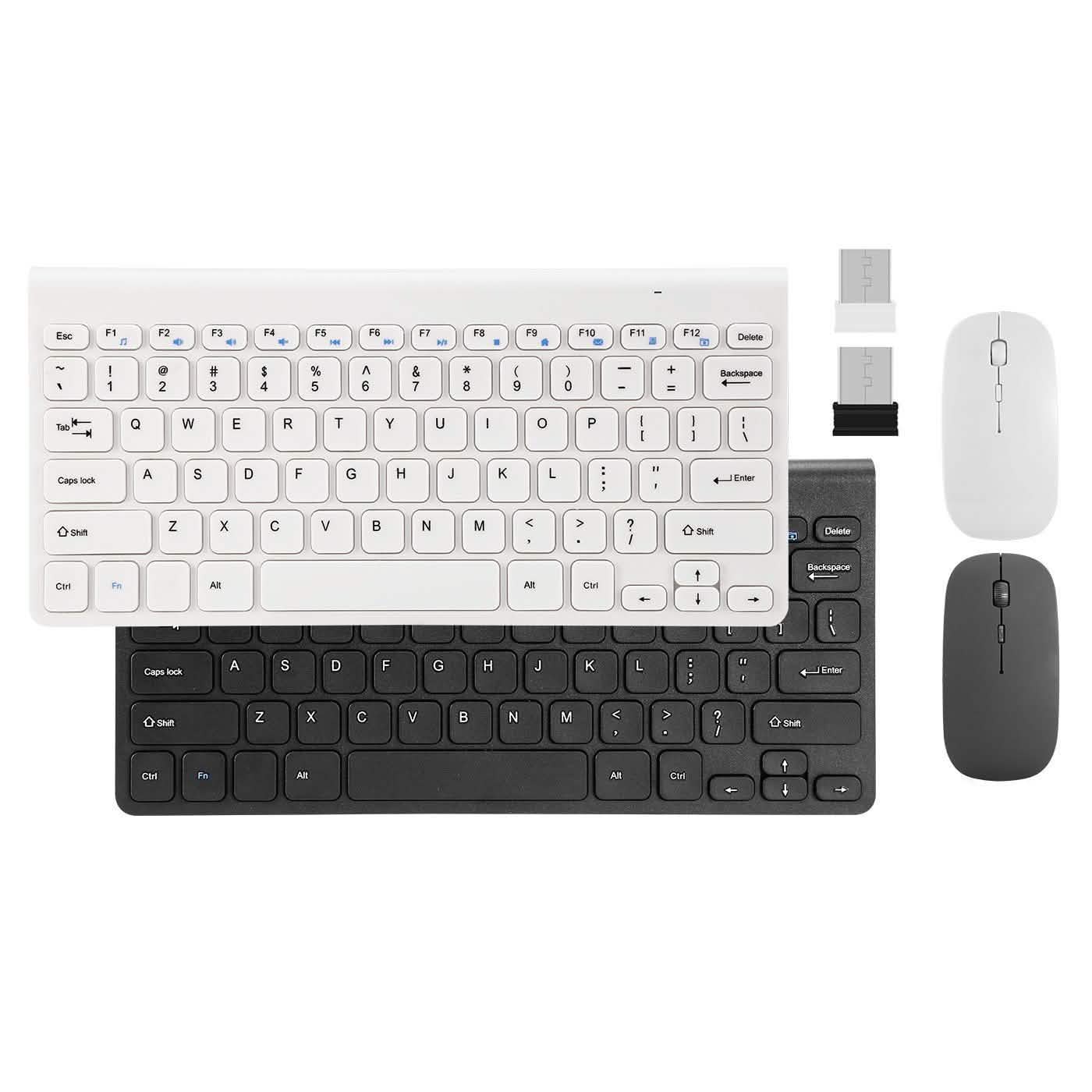 Wireless Keyboard and Mouse 2.4GHz Multimedia Mini Keyboard & Mouse DailySale