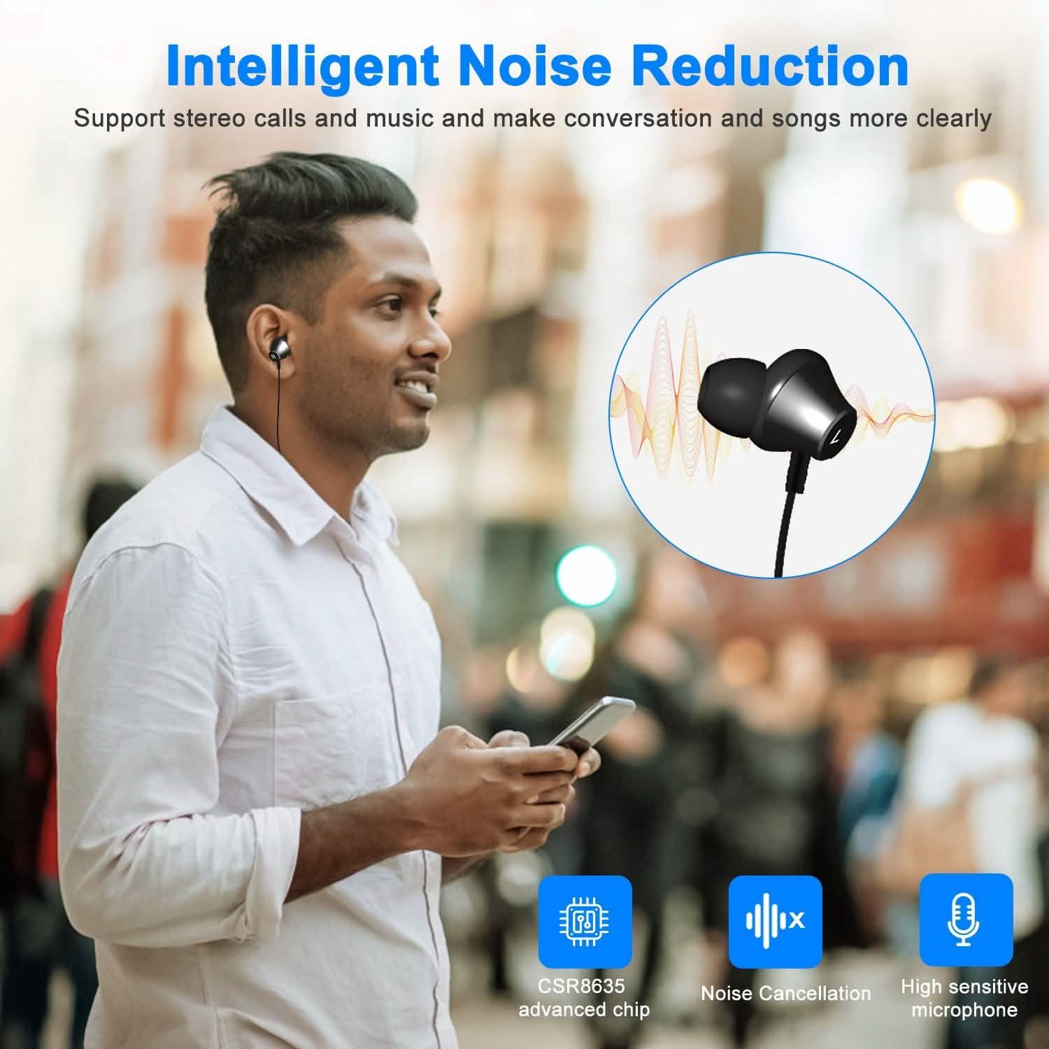 Wireless Neckband Headphones V DailySale