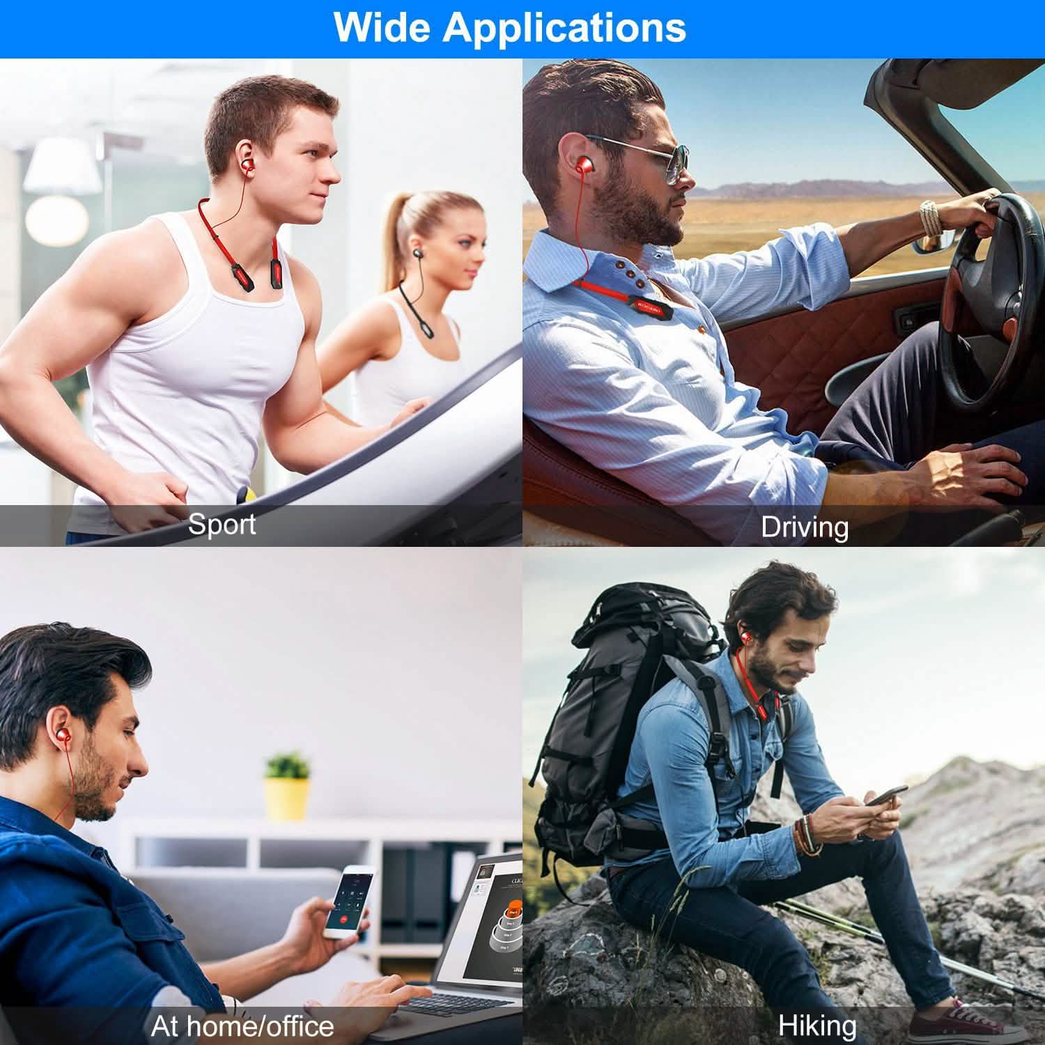 Wireless Neckband Headphones V DailySale